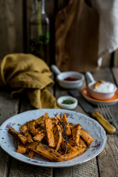 How to prepare sweet fried potatoes